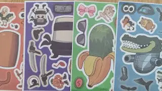 Relaxing Cartoon Sticker Video