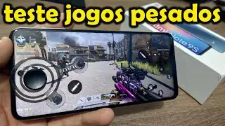 REDMI NOTE 9S TESTE DE JOGOS PESADOS - ME SURPREENDEU