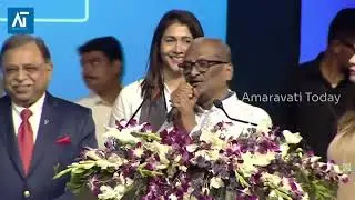CM Revanth Reddy Unveils Telangana Sports Policy at Conclave | Congress Party | Amaravati Today