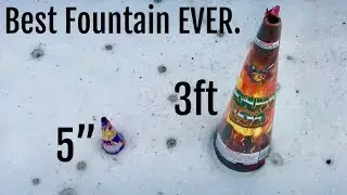 World’s Largest Cone Fountain! 35+ FT ALTITUDE