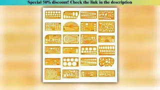 Hands-on Circle Template Durable K Resin Oval Measuring Ruler Digital Drawing for Furniture Architec