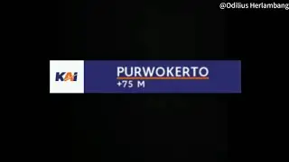 BEL Kedatangan Stasiun Daop 5 Purwokerto 