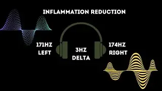 3Hz Delta Waves with 174Hz Solfeggio Frequency - Meditation, Pain Relief & Inflammation Reduction