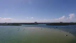 Haulover Sandbar Drone View Phantom 4 4k