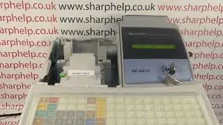 How To Perform A Factory Reset Sharp XEA213 / XEA302 / XE-A302 Cash Registers Full Tutorial