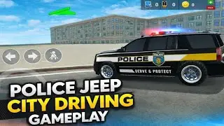 Police Jeep City Driving 🚓 | High Speed Chase Gameplay