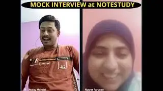 SLST MOCK INTERVIEW at NoteStudy 🔥🔥..#NoteStudy #SLST #mockinterview
