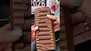 The GIANT Thickest DUBAI Chocolate ASMR ✨❤️ Crunch ASMR chocolate 🍫 #asmr #asmrchocolate #chocolate