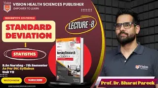 STANDARD DEVIATION | DESCRIPTIVE STATISTICS | LECTURE 8 | BSC NURSING 7TH SEMESTER