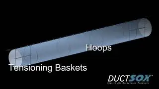 SkeleCore Pull Tight Fabric HVAC Ductwork by DuctSox