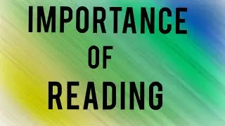 Importance of reading-Zahid learning
