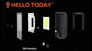 HELLO TODAY   LED FLOOD LIGHT/IP66/PF0.9/6500K/RGB/SENSOR/DAY&NIGHT