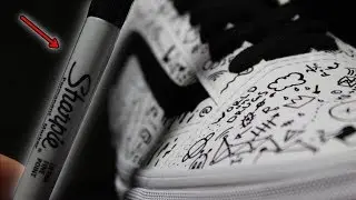 Custom VANS using ONLY a SHARPIE!!! (Giveaway)