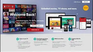 Responsive Netflix UI Clone - HTML - CSS - Hindi | Modern UI | PART-1