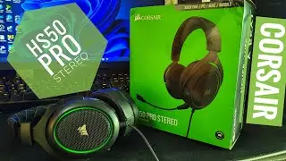 Corsair HS50 Pro Stereo Gaming Headset Unboxing