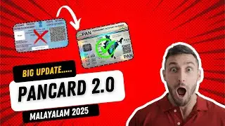 How to Apply for PAN Card 2.0 2025 &ndash; Step-by-Step Guide | Download & Print PAN Card | MALAYALAM