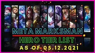 META MARKSMAN MOBILE LEGENDS MAY 2021 | MARKSMAN TIER LIST MOBILE LEGENDS