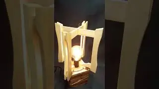 Amazing wooden lamp | How it's made | 