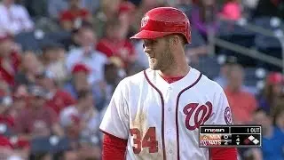 Harper goes first to third on a groundout