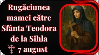 🙏 Rugăciunea mamei către Sf&acirc;nta Teodora de la Sihla &ndash; 7 august