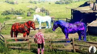 Arthur Morgan Tames Three Stunning Color Variants of a Rare Horse Breed