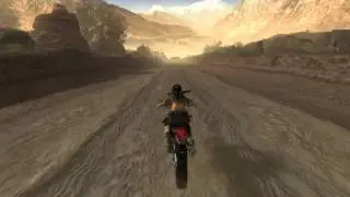 Tomb Raider: Legend - Lara Croft Riding On Her Bike