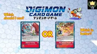 DIGIMON TCG DISCUSSION: TRAINING OR MEMORY BOOST, WHICH IS BETTER?