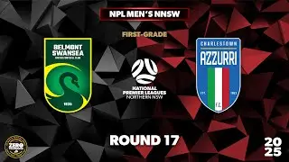 NPL Men's NNSW Round 17 First Grade - Belmont Swansea United v Charlestown Azzurri
