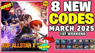 ☑️WEEKEND CODES☑️⚡MARCH⚡KING OF FIGHTER ALL STAR CODE MARCH 2025 -  KOF ALLSTAR GIFT CODES 2025