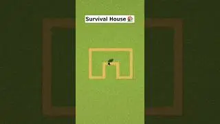 Minecraft's First House Idea