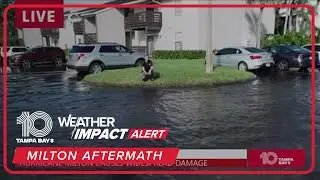 Wind, water damage in Brandon from Hurricane Milton