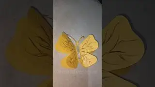 DIY Easy and Simple 3D Butterfly  Paper Craft.