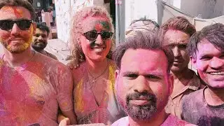 पुष्कर_में_रंगों_का_महासंगम_विदेशी_सैलानियों_के_साथ_धूमधाम_से_होली#holi #pushkarholi #new #holi2025