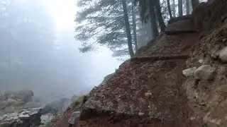 A hidden trail in Naggar, Himachal Pradesh, India.