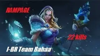 crystal maiden rampage L-BR team Bahaa