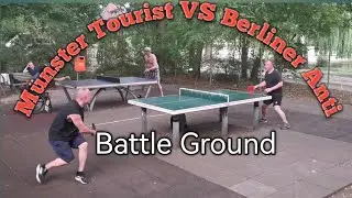 Munster Tourist VS Berliner Anti Spin, Street Table Tennis, #berlin #topspin #tabletennis #AntiSpin