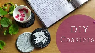 DIY Cement Coasters | Concrete Coasters | Quirky Stuffs | Rasmin Akthar
