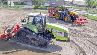 Claas Challenger 55 & JCB Fastrac 8330 // Préparation de Sol