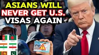 5 ASIAN Countries BANNED From U.S. VISAS in 2025 | Immigration Breaking News 🔥