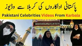 Pakistani Celebrities Video In Karbala For Matam