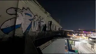 граффити бомбинг в центре Киева