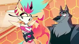 Helluva boss - queen bee and loona meet