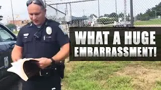 Cop Pulls out the Federal Code Book - Gets Slaughtered by Camera Woman