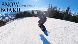 Cruising Above Mont Blanc | Sunny Snowboard Session
