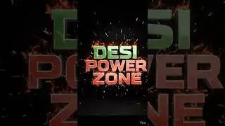 DESI POWER ZONE Logo 💪 | Strong Desi Identity