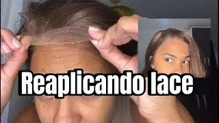 Como faço para reaplicar lace que já foi usada?