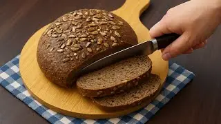 Nur 5 Minuten! Dieses gesunde Brot ohne Mehl & Hefe ist einfach unglaublich lecker