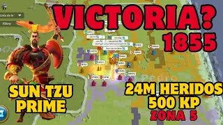 GUERRA ZONA 5 - GRAN BATALLA DEL 1855 - LLEGO SUNTSU PRIME #riseofkingdomsenespañol #riseofkingdoms