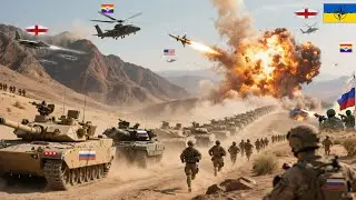Breaking News: NATO vs Russia: 55 Fighter Jets Strike Russian Military Target