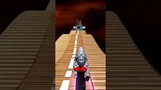 gt bike mega Ramp racing simulator 3d_improssible tracks stunt bike rider #shorts